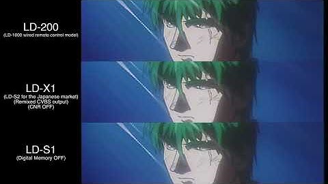 [8K UHDTV]LaserDisc player image quality comparison PIONEER LD-200 vs LD-S1 vs LD-X1【Version3.0】
