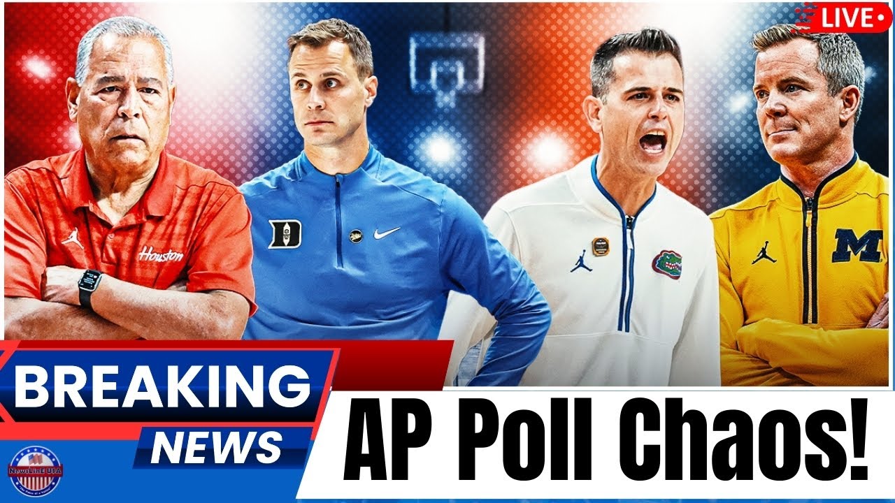 Хаос в рейтингах студенческого баскетбола: шокирующие изменения в опросах AP 🔴 Прямая трансляция ...