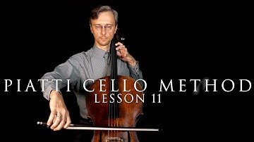 A.Piatti Cello Method Lesson 11 | Left Hand Exercises