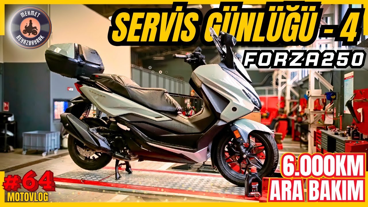 Honda Forza 250 6.000 km Ara Bakımı: Varyatör Bakımı ve Şanzıman Yağı Değişimi | Servis Günlükleri 4