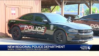 Beaver Valley Regional Police Department will serve 3 boroughs