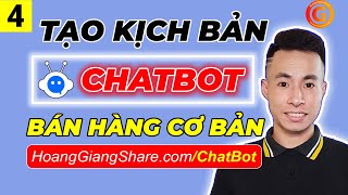 Chatbot 4 - Cách Tạo Và Xây Dựng Kịch Bản Chatbot Bán Hàng Cơ Bản Cho Messenger Facebook (Fanpage) screenshot 3