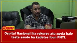 Ospital Nasional iha rekursu atu apoia halo teste saude ba kadetes foun PNTL