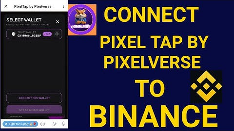 How To Connect Your Binance Wallet Address (USDT-ERC20) To Pixel Tap Airdrop (Tokens)