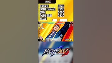 Shingo Yabuki Death Combos Part 2 (King of Fighters 15)