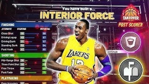 BEST CENTER BUILD IN NBA 2K20 - DWIGHT HOWARD - 7 HOF DEFENSIVE BADGES