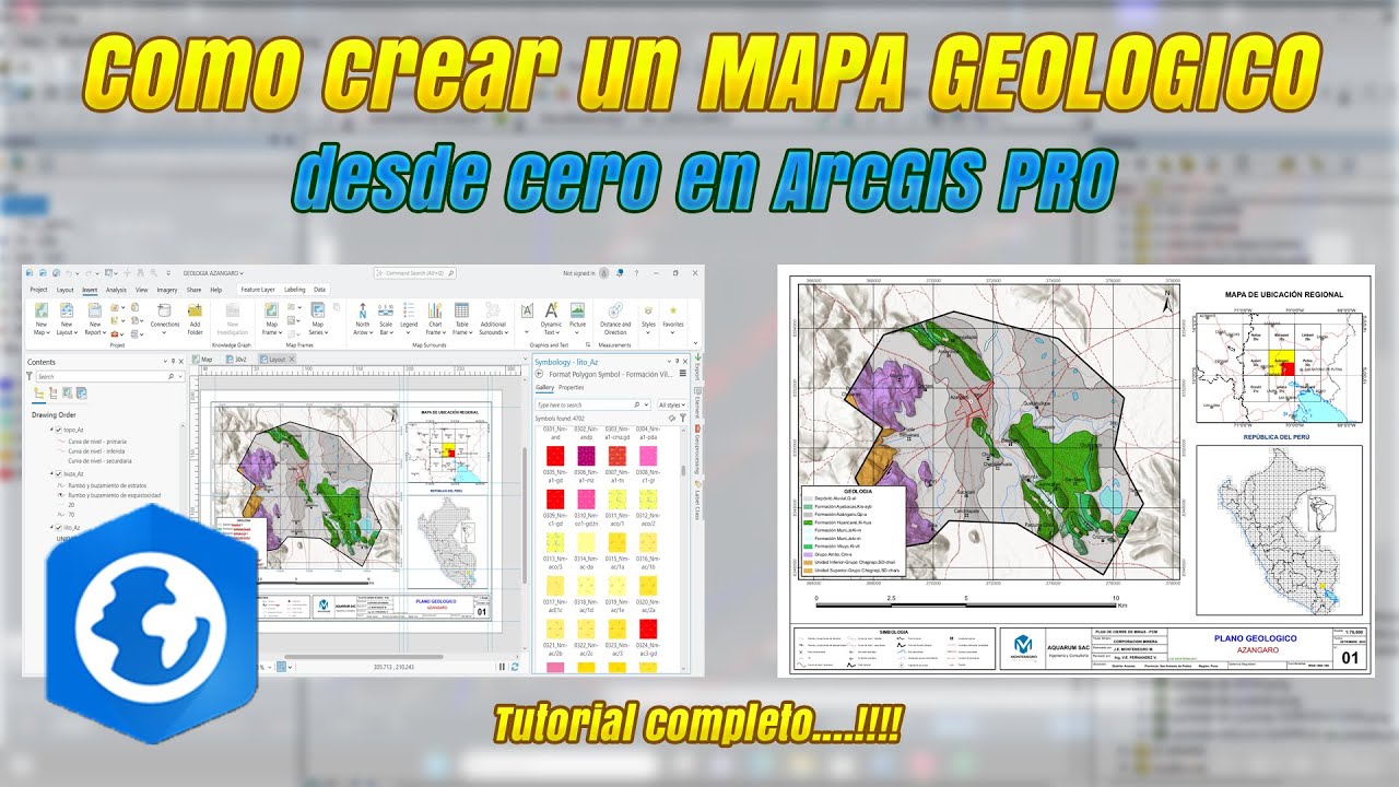 Como hacer un mapa geologico en ArcGIS PRO desde Cero // super facil // tutorial completo
