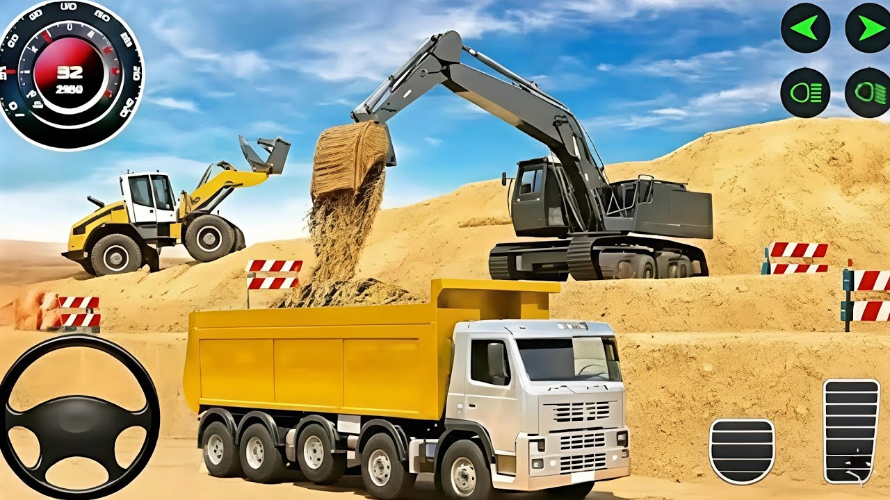 Large City Road Construction Simulator 🚧 - Android Gameplay 2026