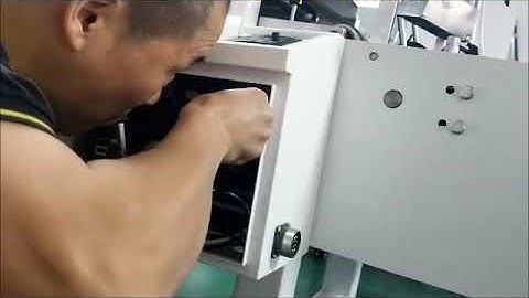 Video for ZH-800 folder gluer installation video_ part 2