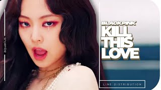 Blackpink - Kill This Love LINE DISTRIBUTION RESULTS IN THE END...