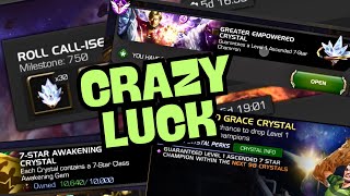 CRAZY LUCK 🔥 - NEW ASCENSIONS & MORE (SIDE QUEST REWARDS) | MCOC