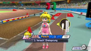 Mario & Sonic: Peking 2008 - Leichtathletik - Spielfeld - Dreisprung