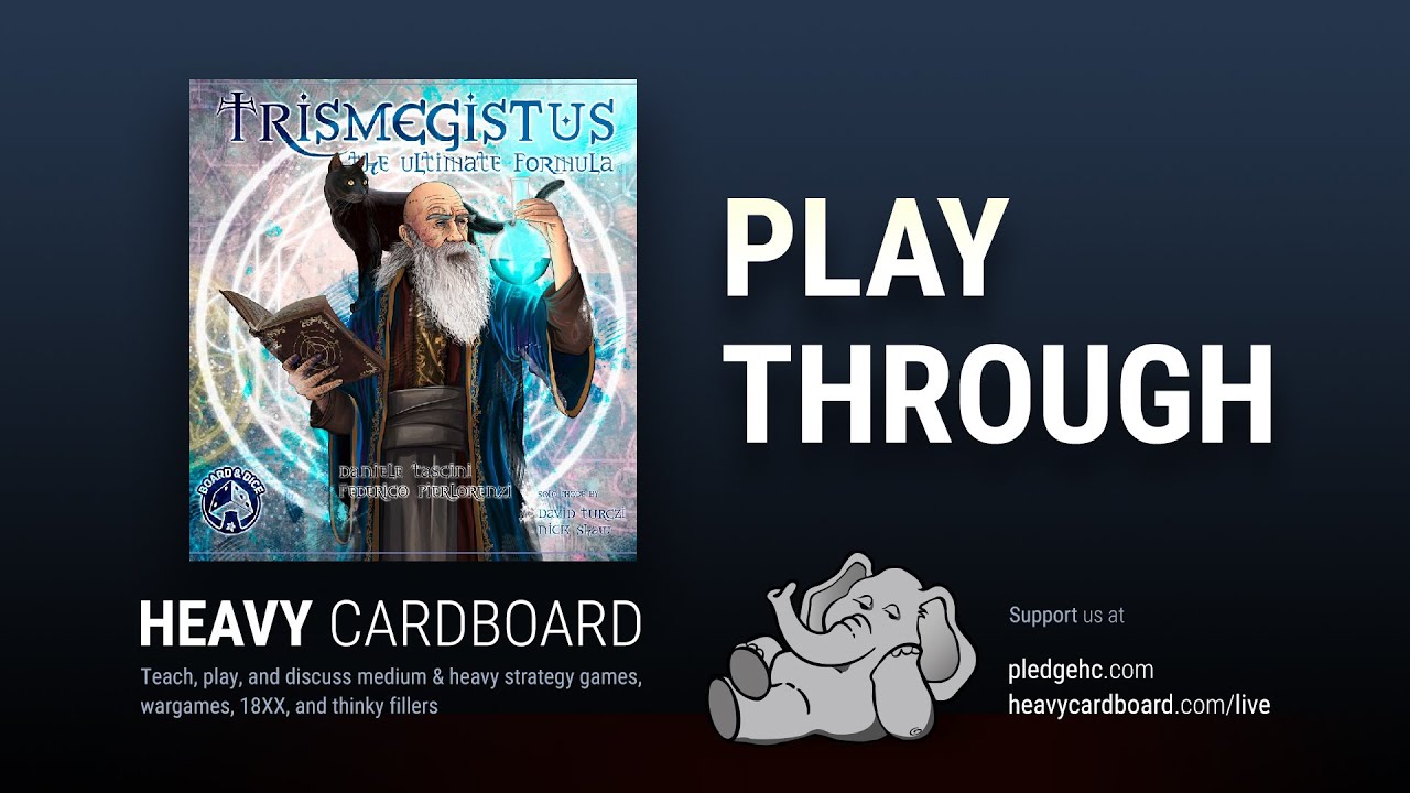 Play-through only - Trismegistus Play Through by Heavy Cardboard