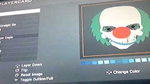 BLACK OPS EVIL CLOWN EMBLEM