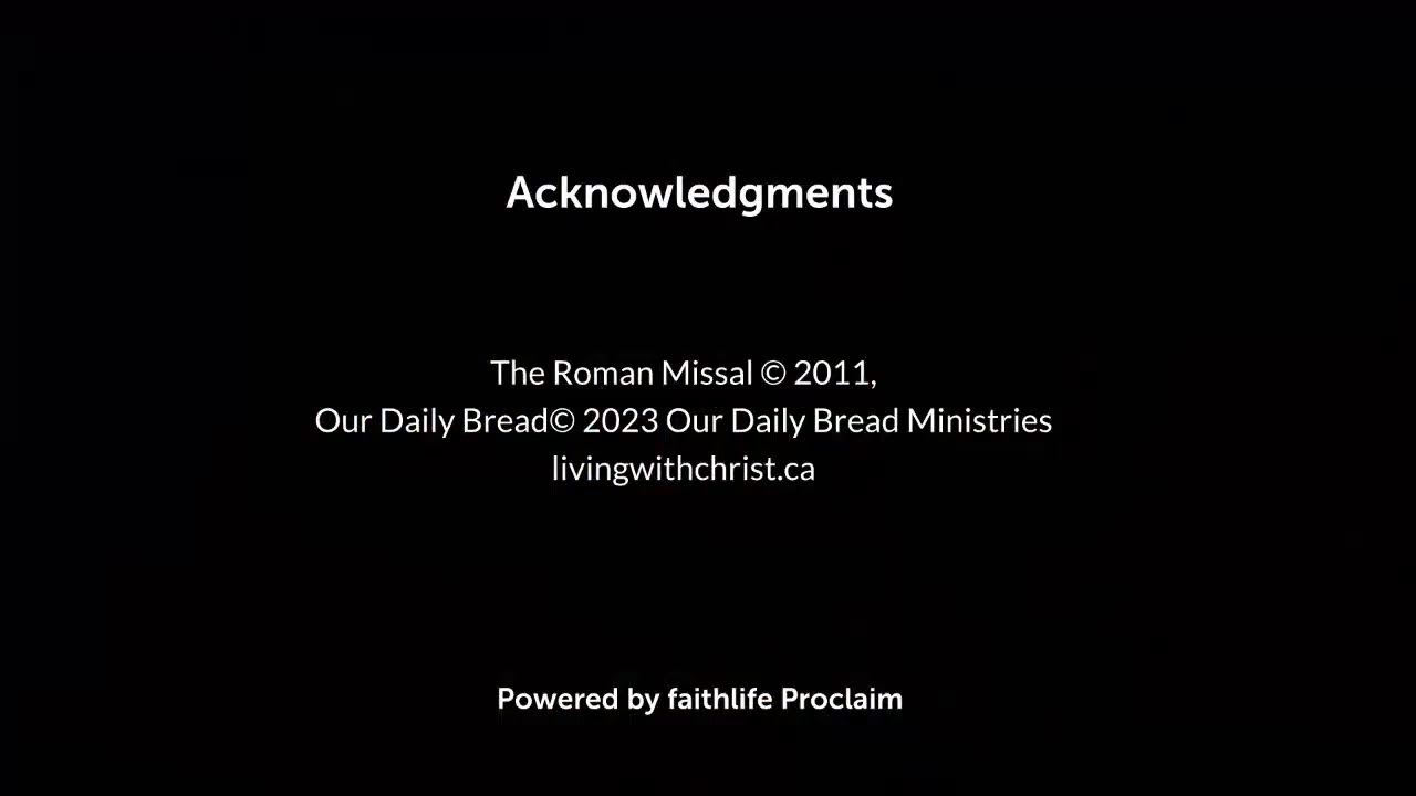 Morning Mass , May 28, 2026 | St. Clare of Assisi Parish Coquitlam