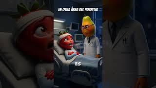 Fruti novelas - La mentira de Platanazo P5 #brainrot #talkingobjects #fruit  #foodtok #aifruits #sad