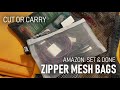 Cut or Carry: Set & Done Amazon Zipper Mesh Bags EDC Review