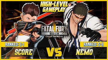 FATAL FURY: CotW ⭐ Score (HOKKUTOMARU) vs NEMO (BILLY) ⭐ FF:CotW High Level Gameplay!