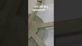 10% off all Spinners! No code needed! #fluidartist #art #abstractart #tools