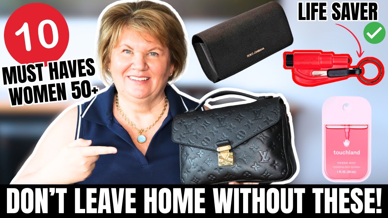 10 Purse Essentials Every Woman Over 50 Should Carry 💼 | What’s In My Bag?