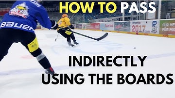 MHH Hockey Tutorials : How to Use The Boards To Make An Indirect Pass