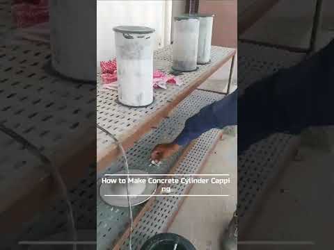 How to Make Concrete Cylinder Capping / کنکریٹ سلنڈر کیپنگ کیسے بنائیں