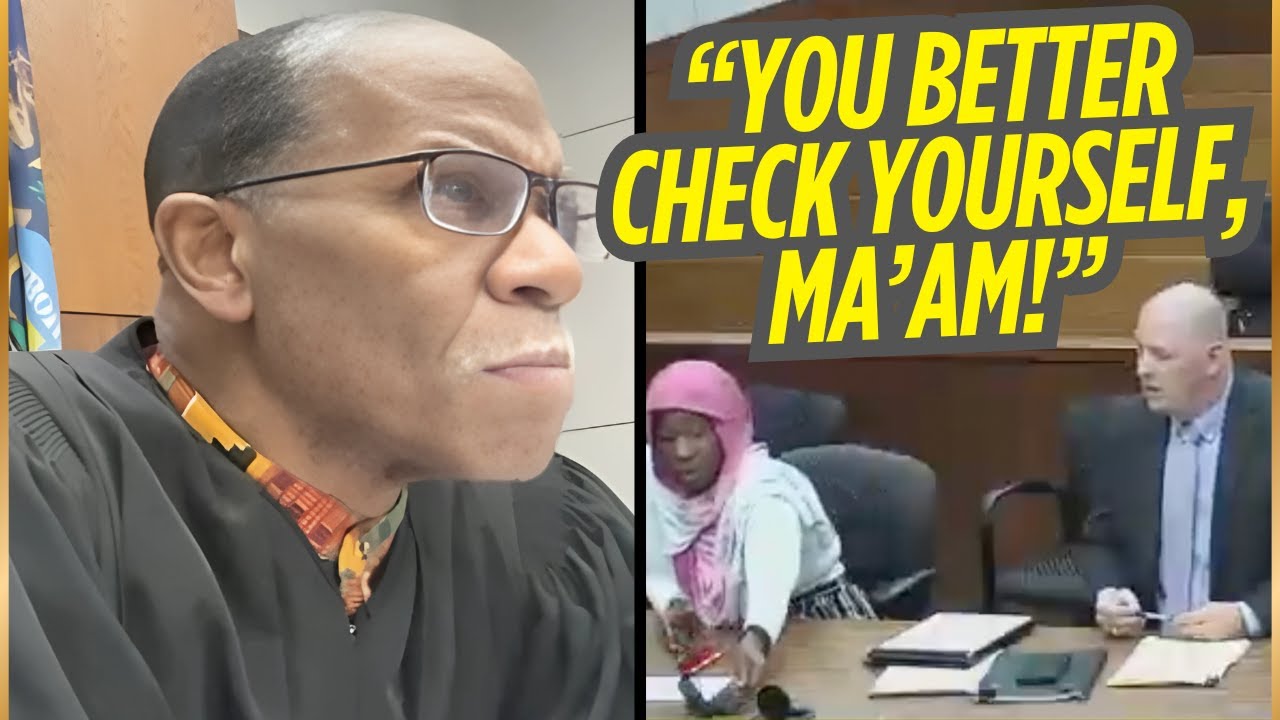 Defendant Hits The Courts Mic During Temper Tantrum After Judge Throws Her Friend Out Of Court!