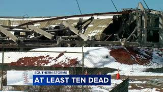 At least 10 dead as record-breaking snowstorm sweeps across the South