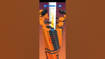 Stack Ball | Level 17 #stackball  #shorts #subscribe