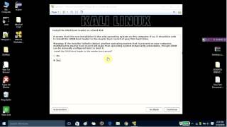 kali linux 2 0 installation step by step