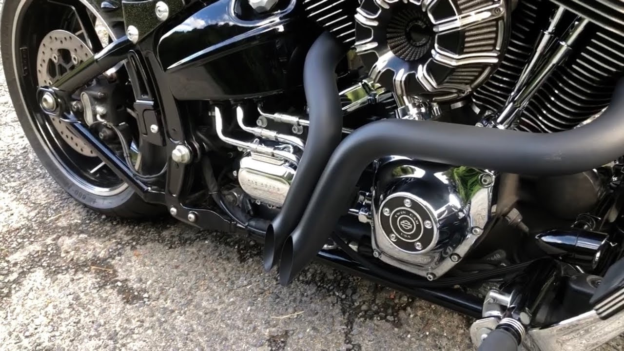 Exhaust Sound Of Harley Davidson Breakout Part 4 Youtube Harley Exhaust Harley Davidson Harley