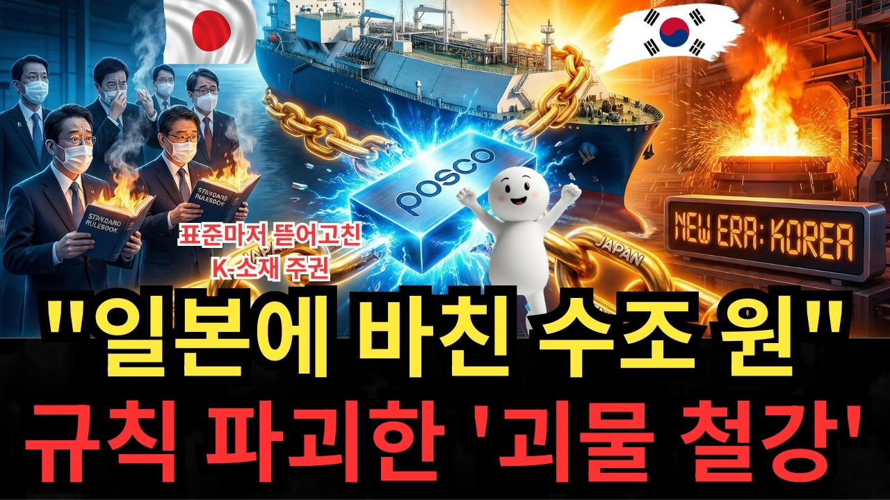 일본 특허장벽 박살 냈다! 세계 표준마저 뜯어고친 포스코의 '괴물 철강'