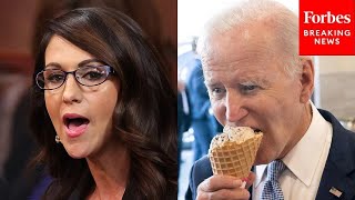Joe Biden And The Democrats Lied To You Lauren Boebert Hits Political Opposition