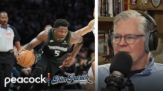 Anthony Edwards going to Spurs bench before game ended 'surprising' | Dan Patrick Show | NBA on NBC