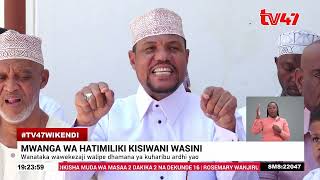 Jamii Ya Saggaf Wasini Yapokea Hatimiliki Na Wasihi Wakenya Kumpigia Rais Ruto Kura 2027