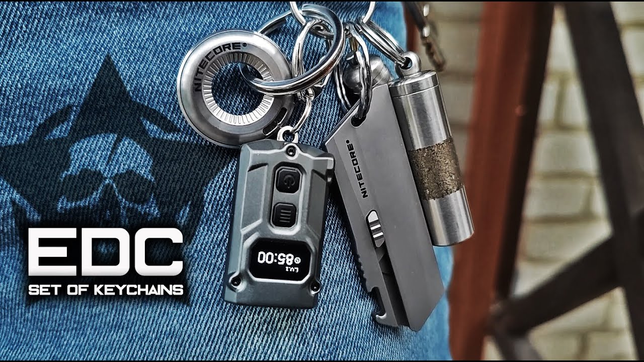 My EDC keychain set @CorcoranALEvery Day Carry set - YouTube