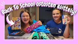 ESITELLÄÄN Back to School OSTOKSET