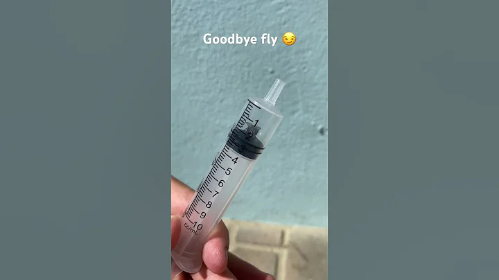 Fly in syringe (watch to the end…)