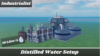 Distilled Water Setup Tutorial | Roblox Industrialist
