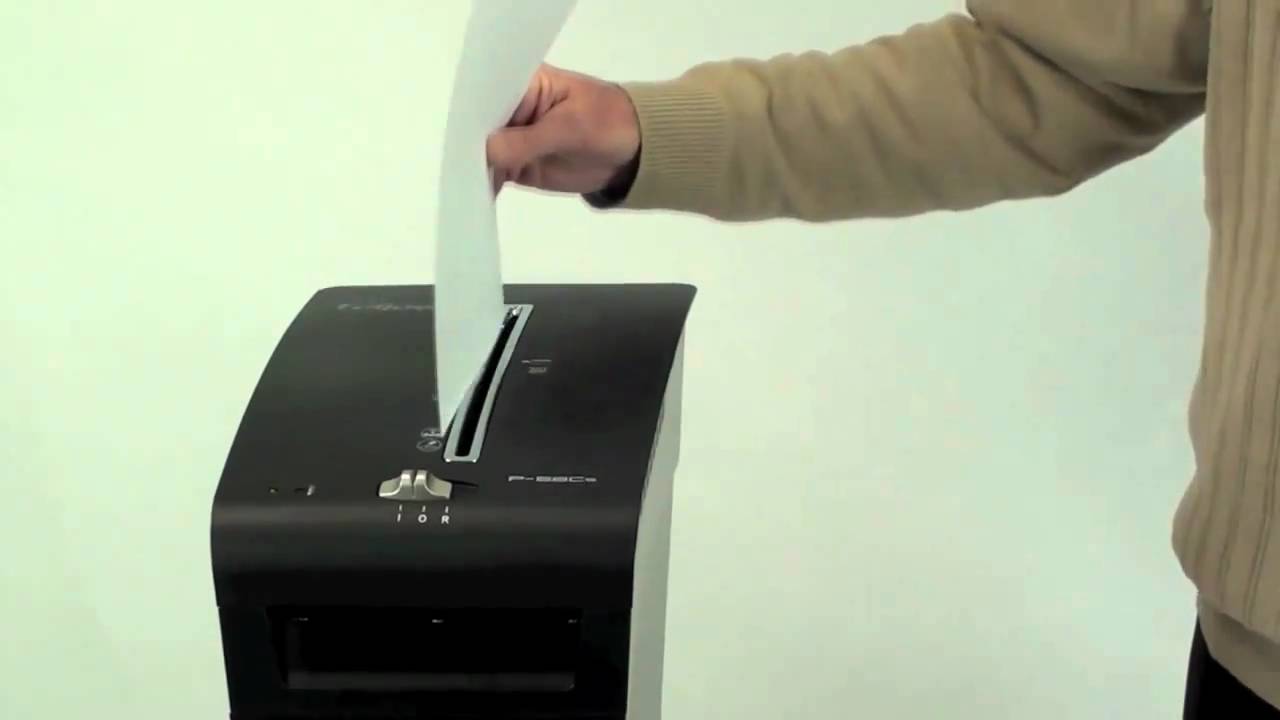 Fellowes P-58Cs Cross-Cut Shredder - YouTube