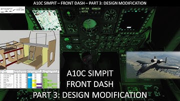 Simpit A10C - Front Dash - Part 3: Design Modification