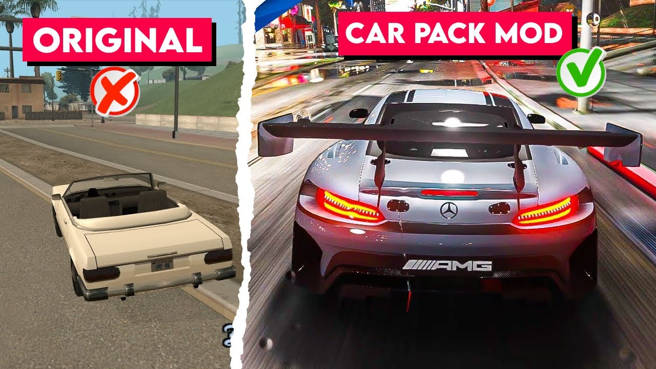 🔥🔥 GTA Sa Car Pack Replaces All Cars - Mega Car Pack For GTA San ...