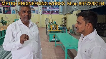 Gypsum ceiling channel manufacturing machine