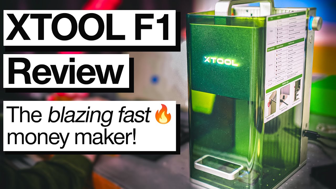 xTool F1 Review - Extremely capable, money-making laser engraver! 