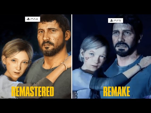 The Last of Us Part I Remake - Remastered Vs Remake Comparison Sarah Death  Scene 