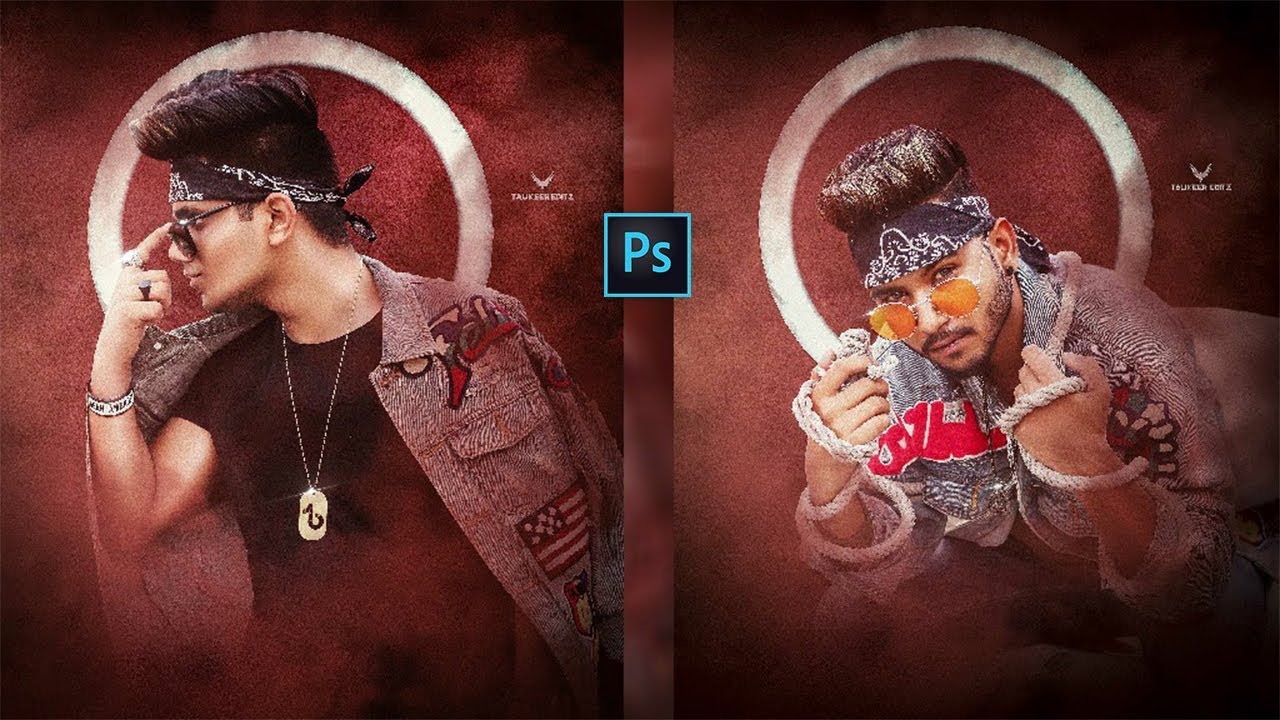 Potrait smoke ring light Photo editing tutorial in Photoshop