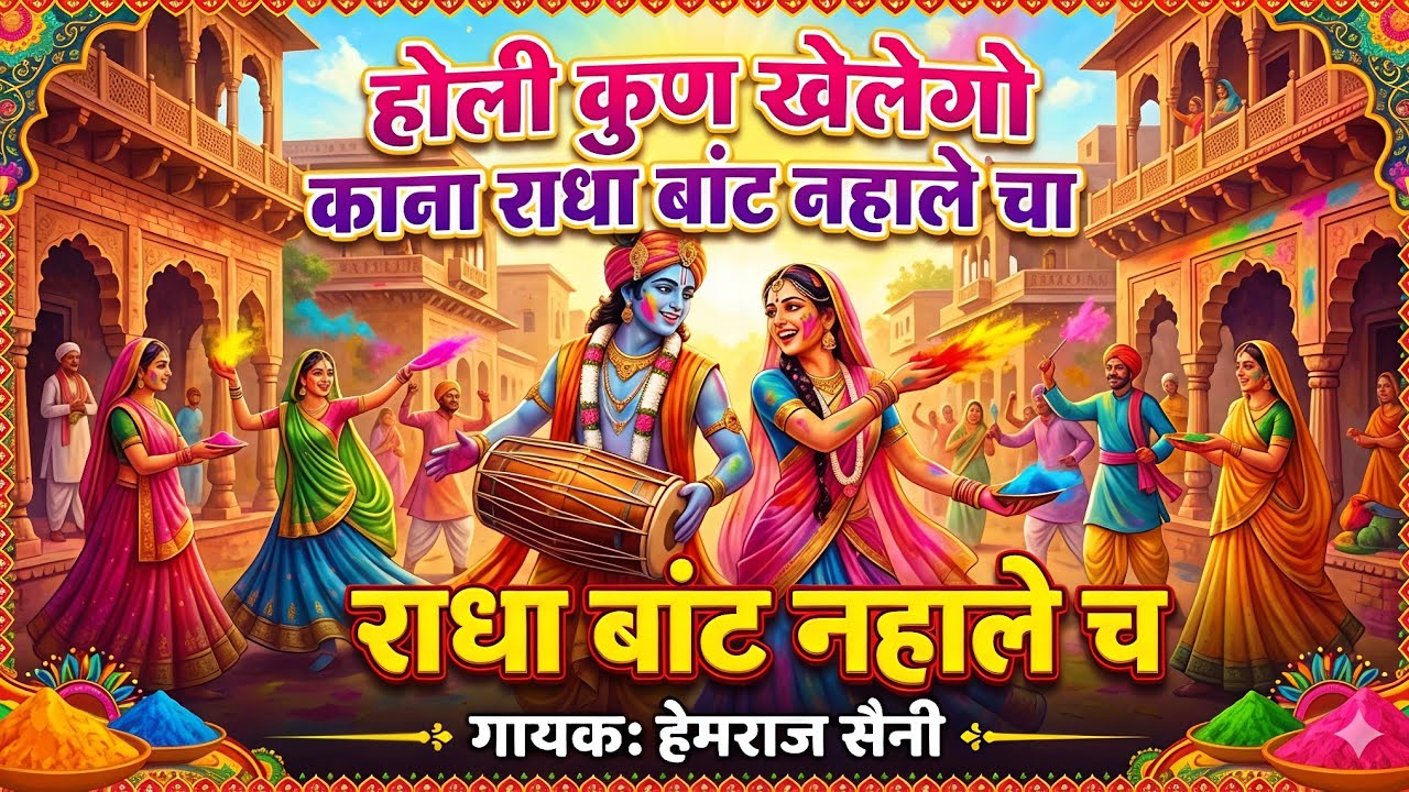 ब्रज होली सोंग||होली कुण खेलेगो काना राधा बांट नहाले च||सिंगर हेमराज सैनी||kanuda trending holi song