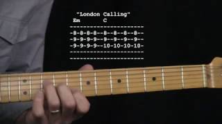London Calling By The Clash 365 Riffs For Beginning Guitar
