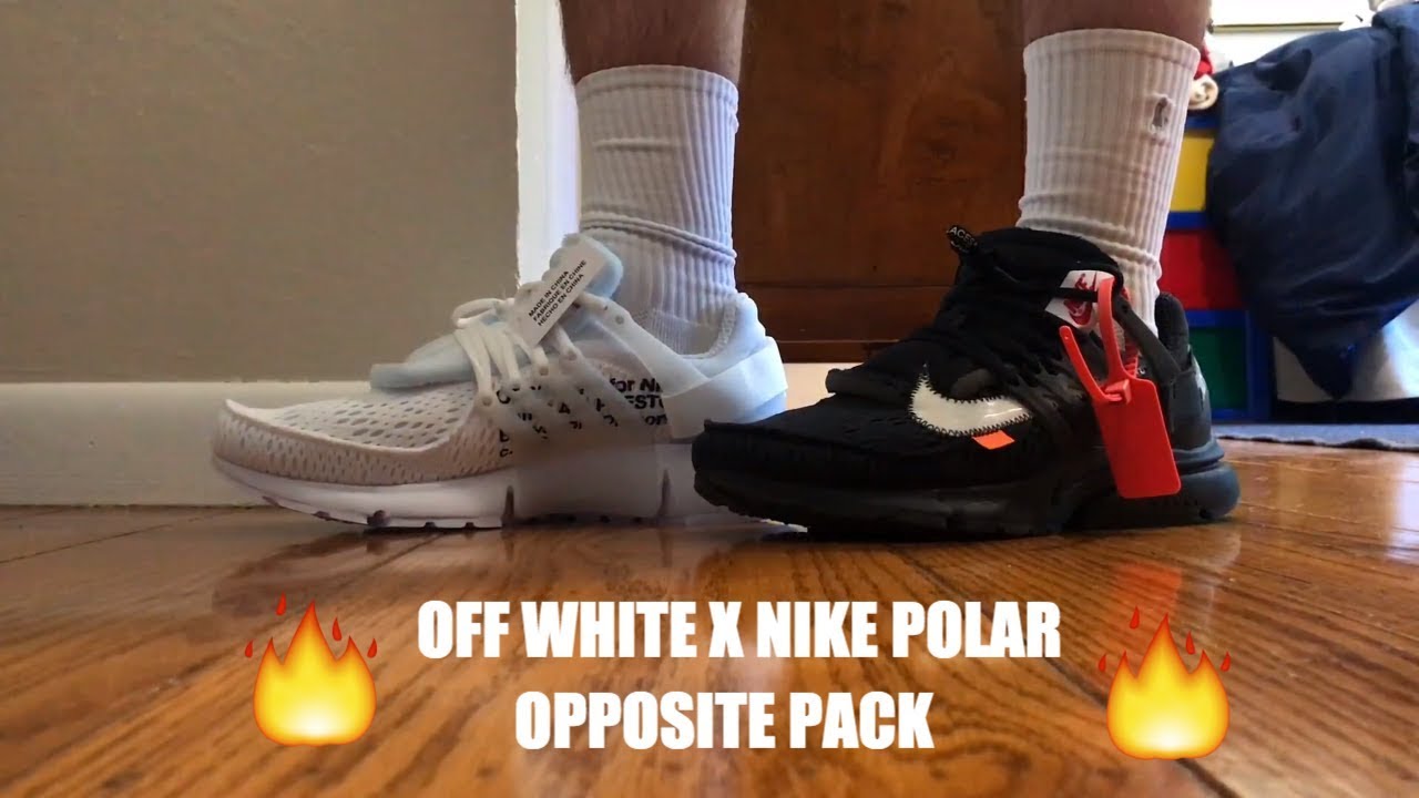 Polar Opposite pack complete! Off-White X Nike Air Presto Black & White ...