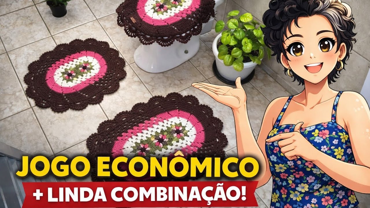 Jogo de Banheiro Econômico e Fácil de Fazer 💰 | Combinação de Cores Linda e Muito Vendável